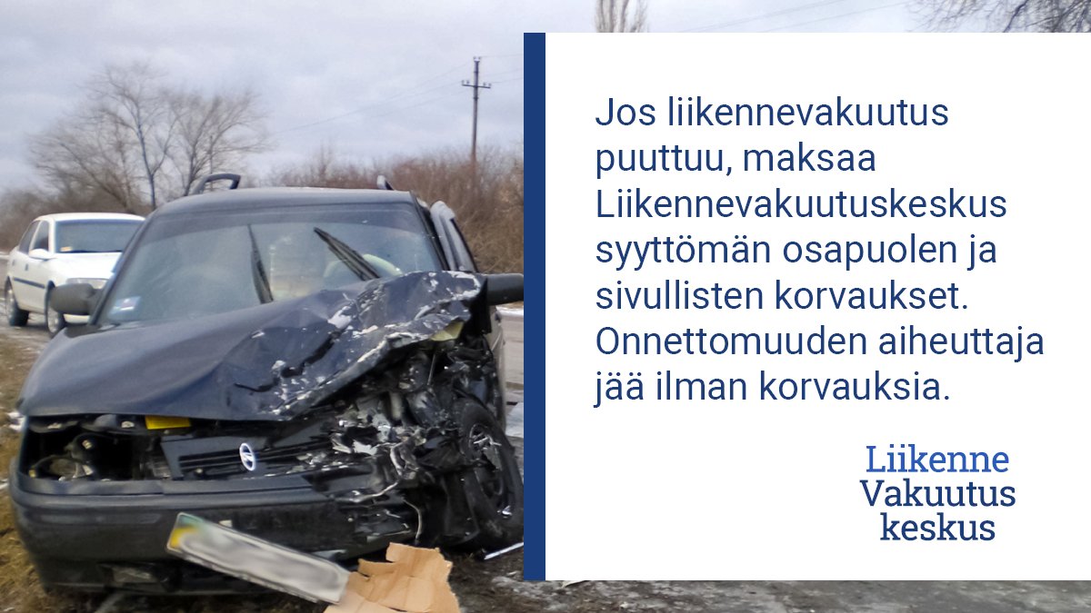 LiikenneVK's tweet photo. Mitä tapahtuu, kun liikennevakuutus unohtuu?
Kuka maksaa onnettomuudesta aiheutuvat korvaukset?
Millä nämä korvaukset katetaan?
Lue vastaukset blogista:
https://t.co/KKJjYoepBg
#liikennevakuutus #vakuuttamattomuusmaksu https://t.co/usjM7MiEvt