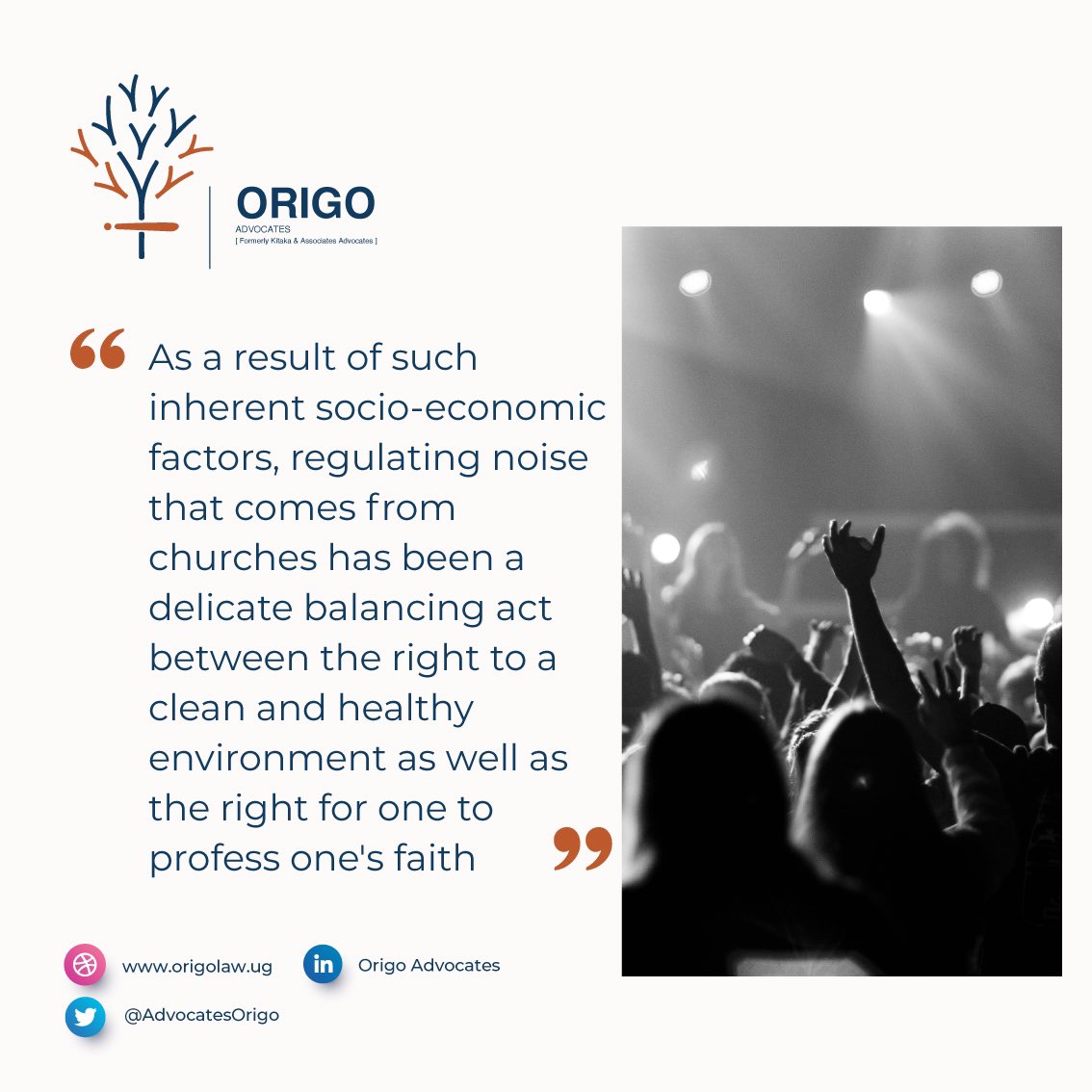 AdvocatesOrigo's tweet photo. #LegalAlert: Dealing With Noisy Neighbors;

How to Legally Reinforce The Right To A Healthy And Clean Environment.

#origoknowledgeseries https://t.co/Nuxhx055Q8