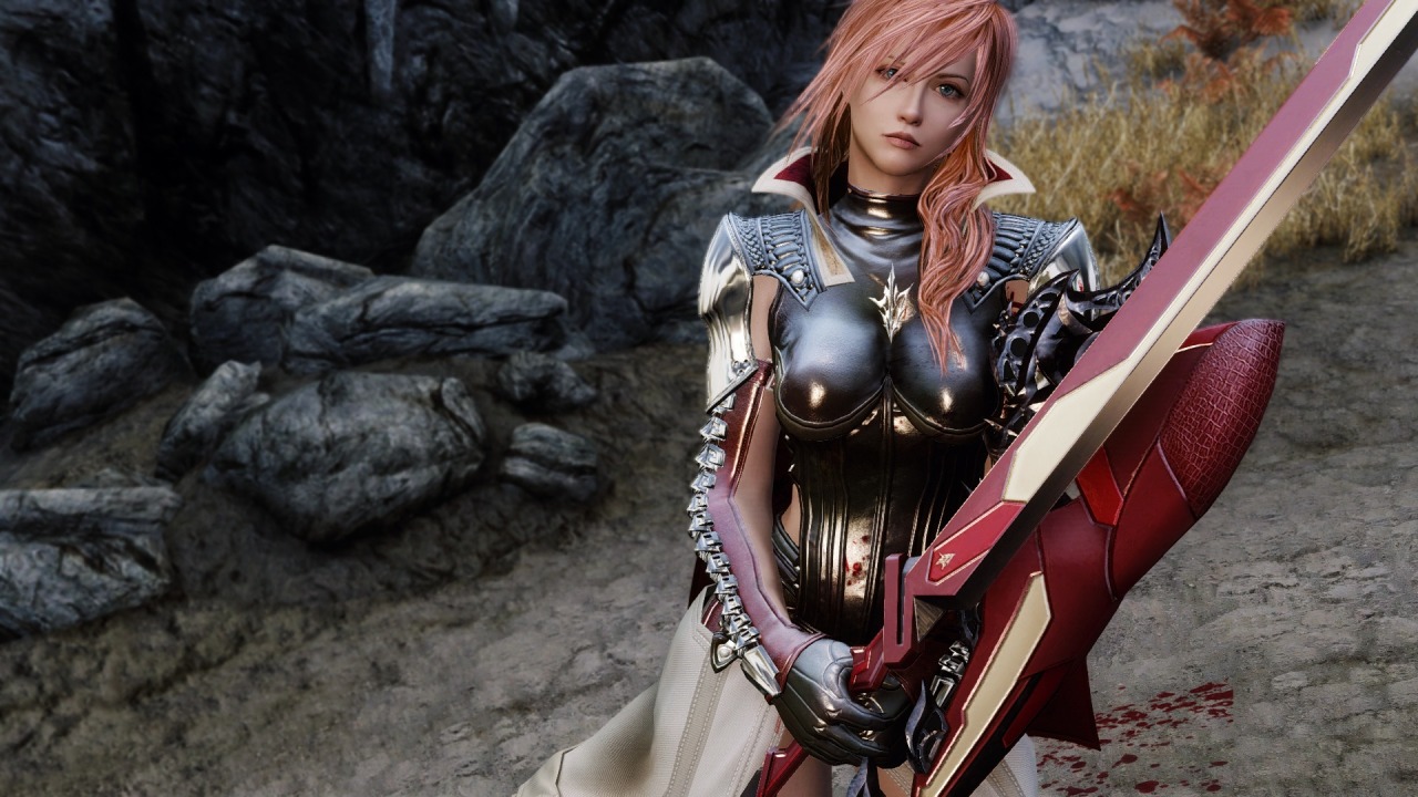 Skyrim SE MOD on Twitter "【フォロワー/Lightning Follower (FFXIII Lightning