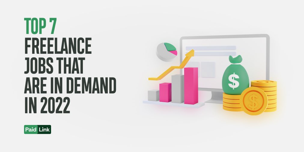 What freelance jobs are in high demand in 2022? 🤔 Find out here: wow.link/iuw1

#PaidLink #MakeMoneyOnline #Freelance #Freelancer #FreelancerLife
