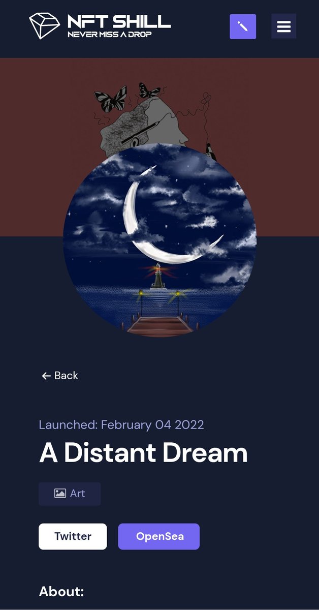 DylanSharma1999's tweet photo. Thanks to the @NFTShillio team for promoting my NFT art. Visit the link if you're interested in buying. This will help support our team of young aspiring artists. The NFT has a surprise for potential buyers
#NFTdrop #NFTartists #NFTCollection #NFTCommunity
https://t.co/1TAaQrrkpF https://t.co/vV9xahDoqb