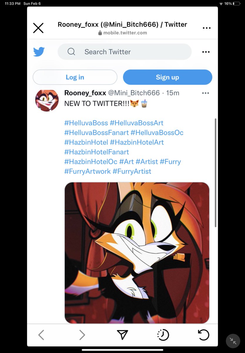 BlitzWhore's tweet photo. Hey guys guess what somebody made a fake Twitter account of my fucking character please block and report them I do not have a character for that account!!!! @impgal @SirIncubus #HelluvaBoss #HazbinHotel #ArtistOnTwitter https://t.co/J4ZJmn7ldF