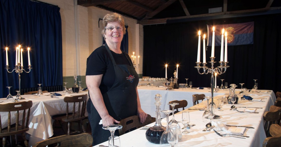 StowAero's tweet photo. Congratulations to @nimycompany for such a successful #MessDinner at Stow Maries Great War Aerodrome this weekend. Jackie and the team did them #proud! A four course meal with all Mess Silver provided? At a very reasonable price, too! https://t.co/dExaGnJ1V1