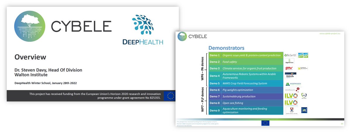 CYBELE (@cybele_h2020) on Twitter photo Our <a href="/CYBELE_H2020/">CYBELE</a> at <a href="/DeepHealthEU/">DeepHealth</a> Winter School 2022 presenting "Making #HPC more accessible for Agri-food business" by Steven Davy. #European #projects, #research , #Artificial_Intelligence #Agriculture
<a href="/LexisProject/">LEXIS Platform 2</a>#EU_H2020🇪🇺 Our <a href="/CYBELE_H2020/">CYBELE</a> at <a href="/DeepHealthEU/">DeepHealth</a> Winter School 2022 presenting "Making #HPC more accessible for Agri-food business" by Steven Davy. #European #projects, #research , #Artificial_Intelligence #Agriculture
<a href="/LexisProject/">LEXIS Platform 2</a>#EU_H2020🇪🇺