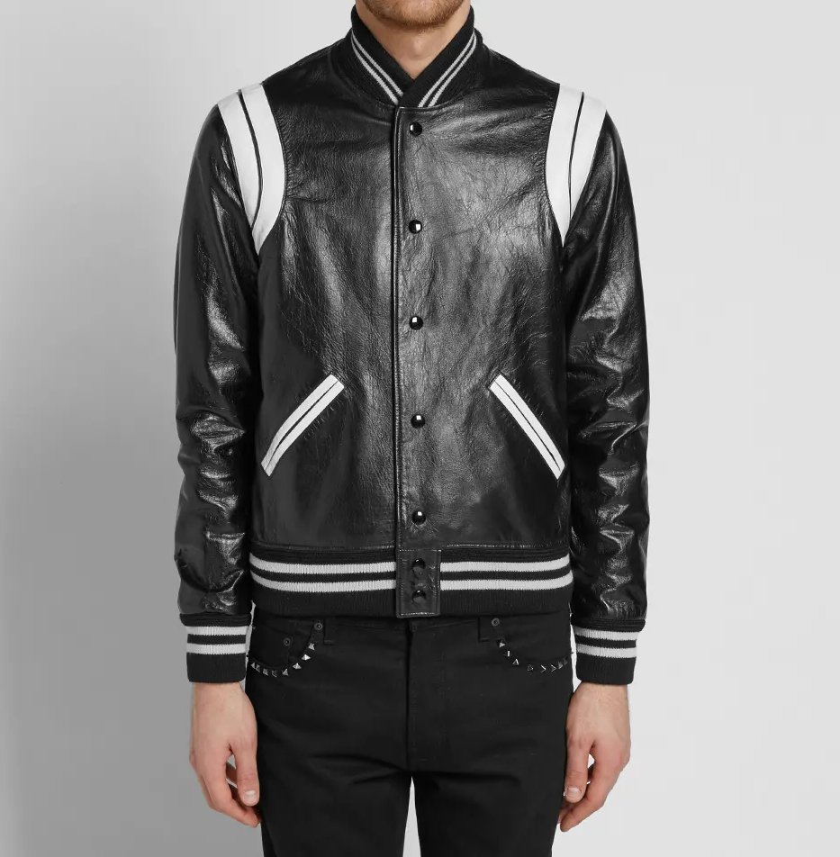 saint laurent leather jacket alternative