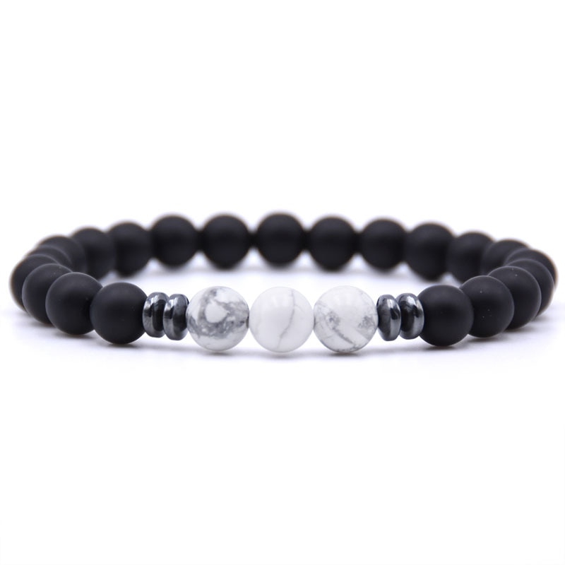 Black Stone Bracelet braceletshoppe.com/product/black-… #bracelets #jewelry #fashion