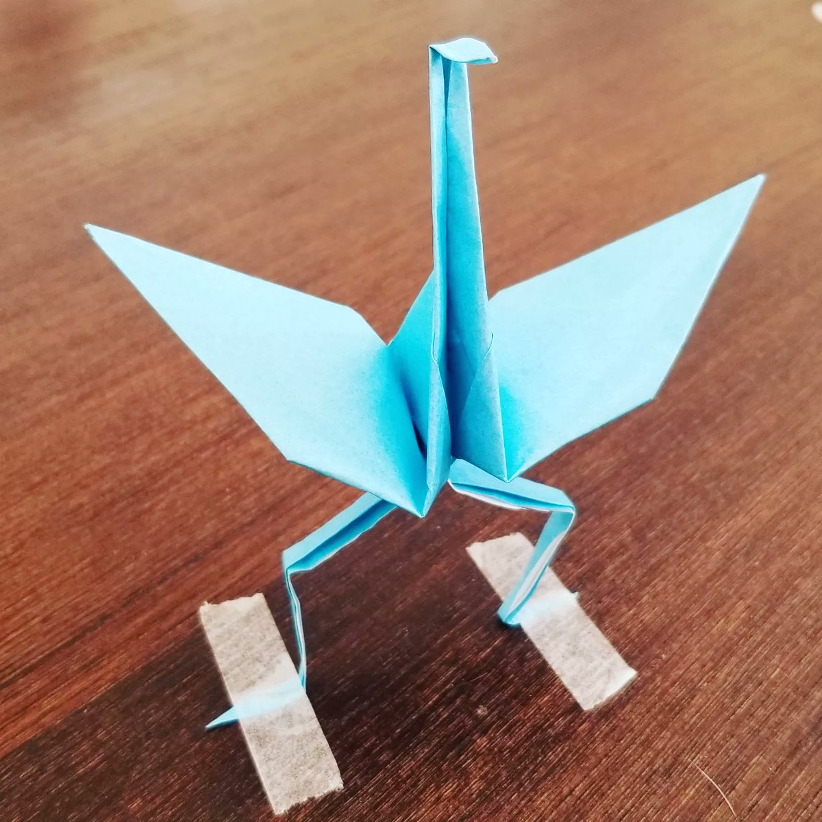 折り鶴 娘にもっと学校の勉強して欲しいと言った これはこれで称賛しましたが