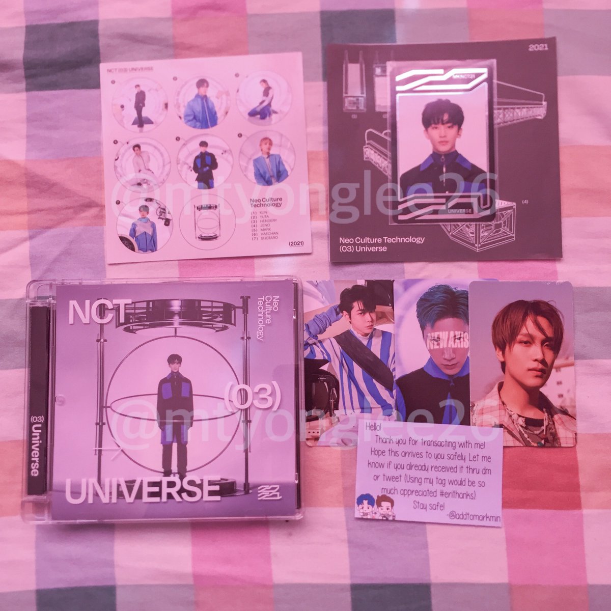hanonieshua's tweet photo. Mark came home today! ๐ Thank you so much @addtomarkmin โจ It was well-packed and thanks for the freebies as well. ๐ฅฐ #erithanks https://t.co/yOSilV2AEj