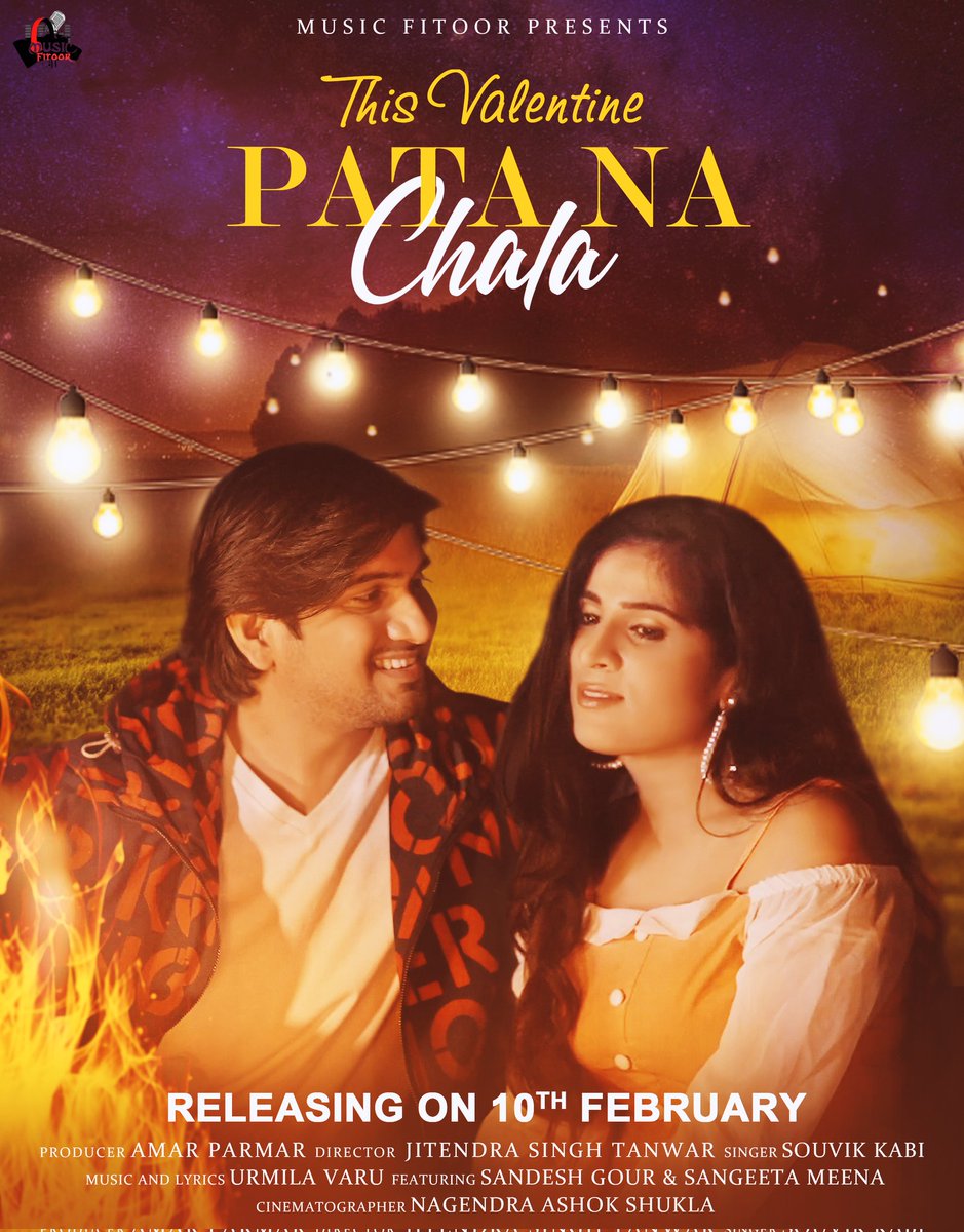 DirectorJst's tweet photo. This Valentine share togetherness and make your loved one feel special with "PATA NA CHALA" 

Director @withjst 
Post Production @jstfilmsofficial 

#patanachala #romanticsong #valentinegift #valentinespecial #jitendrasinghtanwar #jstfilms #musicfitoor #latestsong https://t.co/z6385zIVIk