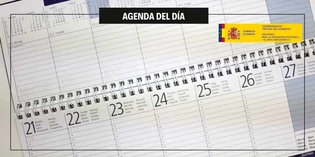 mitecogob's tweet photo. ¡Buenos días y #FelizLunes!👋🏻

Consulta aquí la agenda del Ministerio para hoy🗓️👇🏻
https://t.co/x2WmRQO1a1 https://t.co/IiXE1klQ40