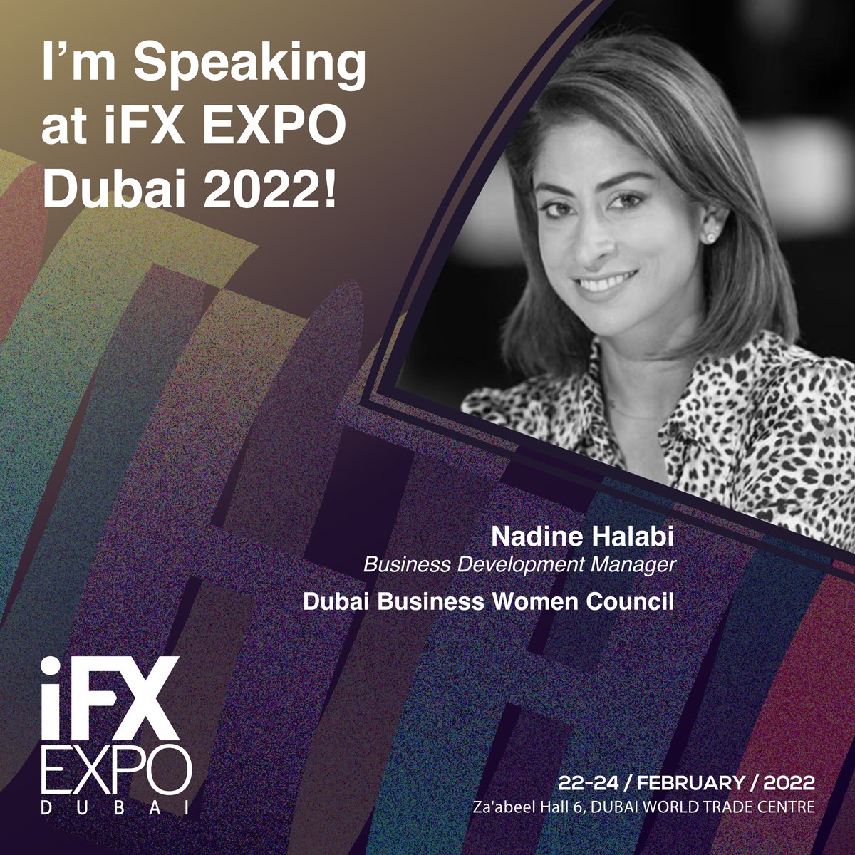 Another exciting panel discussion about #diversity &amp; #inclusion is set! Join our BDM, <a href="/nhalabi78/">Nadine Halabi</a> as she takes part in 'The Future is Diverse' panel discussion on February 23rd at the iFX EXPO Dubai together with other female industry leaders.