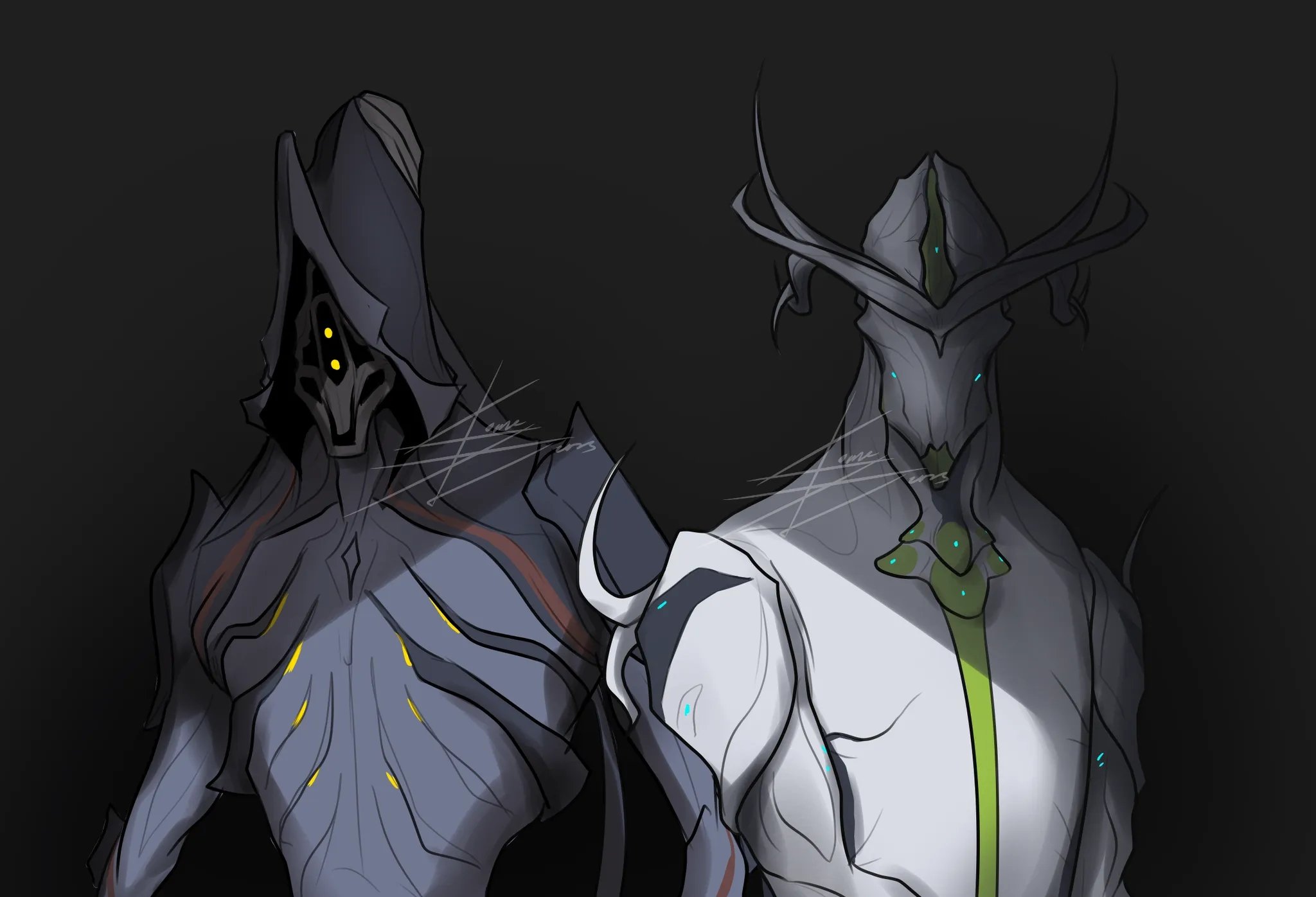 Shimmyoh Somederos Nekros And Oberon I Tried To Practice Some Shading Art By Me Warframe Warframefanart Nekros Oberon T Co Rhv0eexkoq Twitter