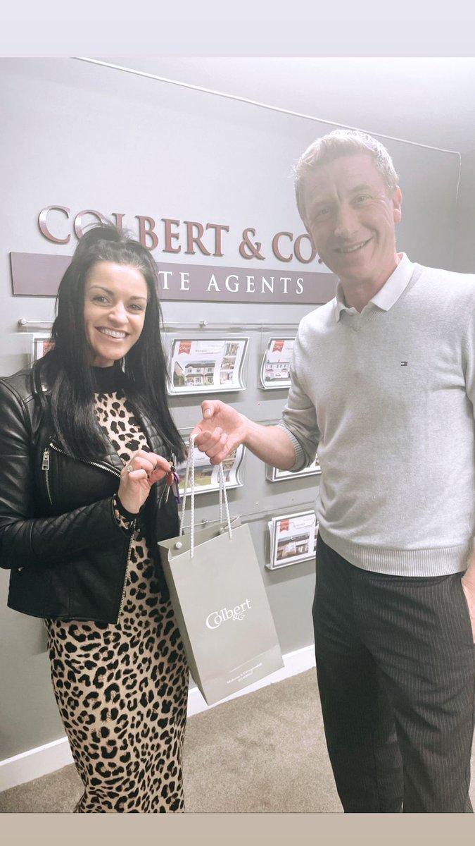 Colbert & Co (@colbertandco_) on Twitter photo We've had a great start to 2022 and nothing better than handing the keys over to a new home owner.
Looking for your perfect home or looking to move contact our Team today. π us on 021-4639557 or π§ admin@colbertandco.ie
#homesweethome
#homeowner
#newhome We've had a great start to 2022 and nothing better than handing the keys over to a new home owner.
Looking for your perfect home or looking to move contact our Team today. π us on 021-4639557 or π§ admin@colbertandco.ie
#homesweethome
#homeowner
#newhome