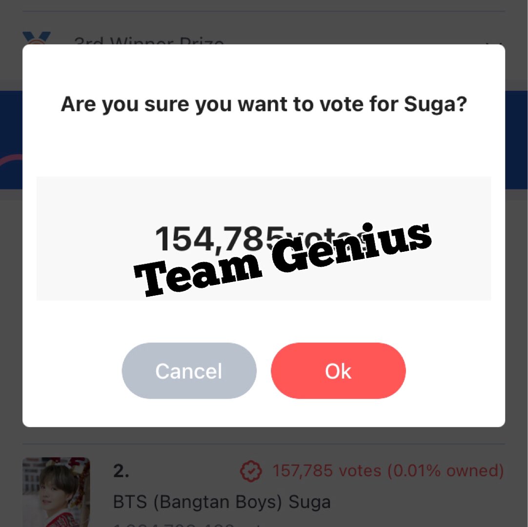VoteForMYG's tweet photo. MASS VOTING [FANPLUS] Pt.2

Go Go Go #FanPlusForSuga 

🐱 + 433,836 🗳 

Go Go Go #FanPlusForSuga

Go Go Go #FanPlusForSuga https://t.co/jTnaAdmQIG