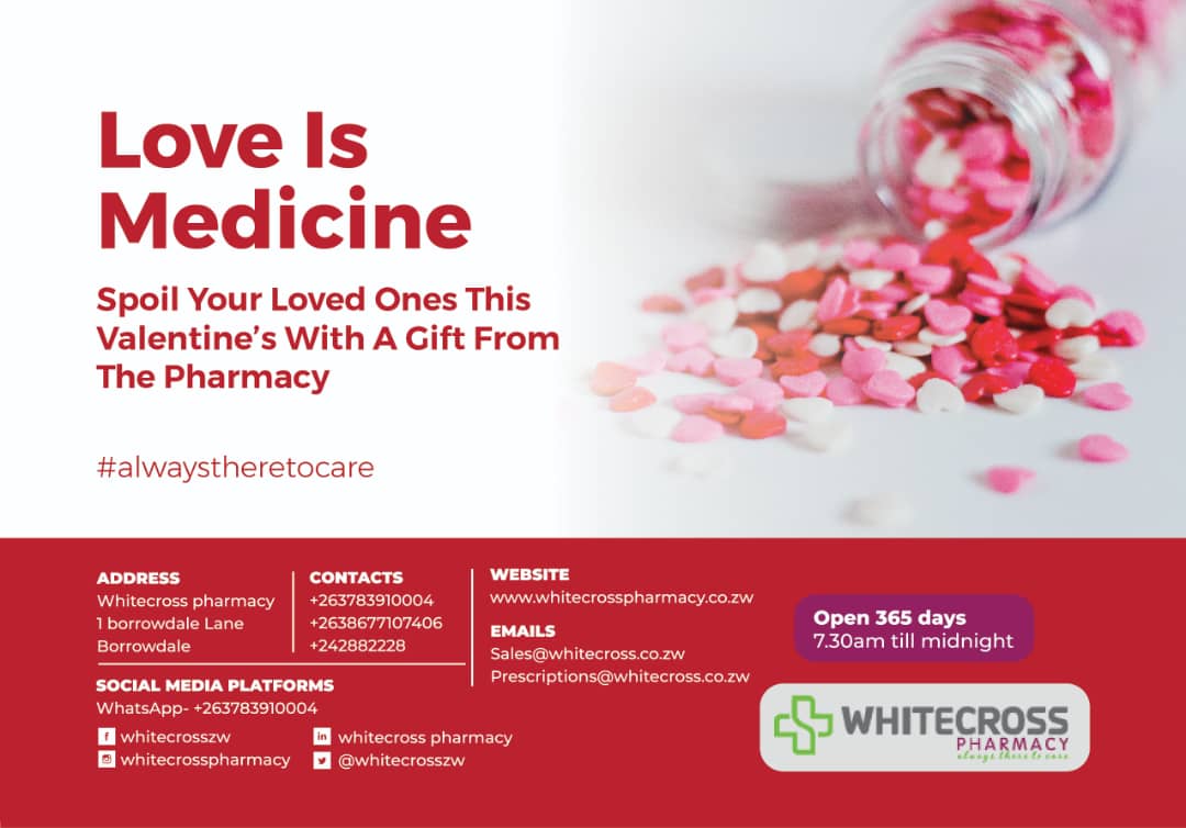 whitecrosszw's tweet photo. #loveismedicine
#alwaystheretocare
#zimbabwe
#pharmacy
#SpreadLove
#whitecrosspharmacy https://t.co/f2pyoVPr8C