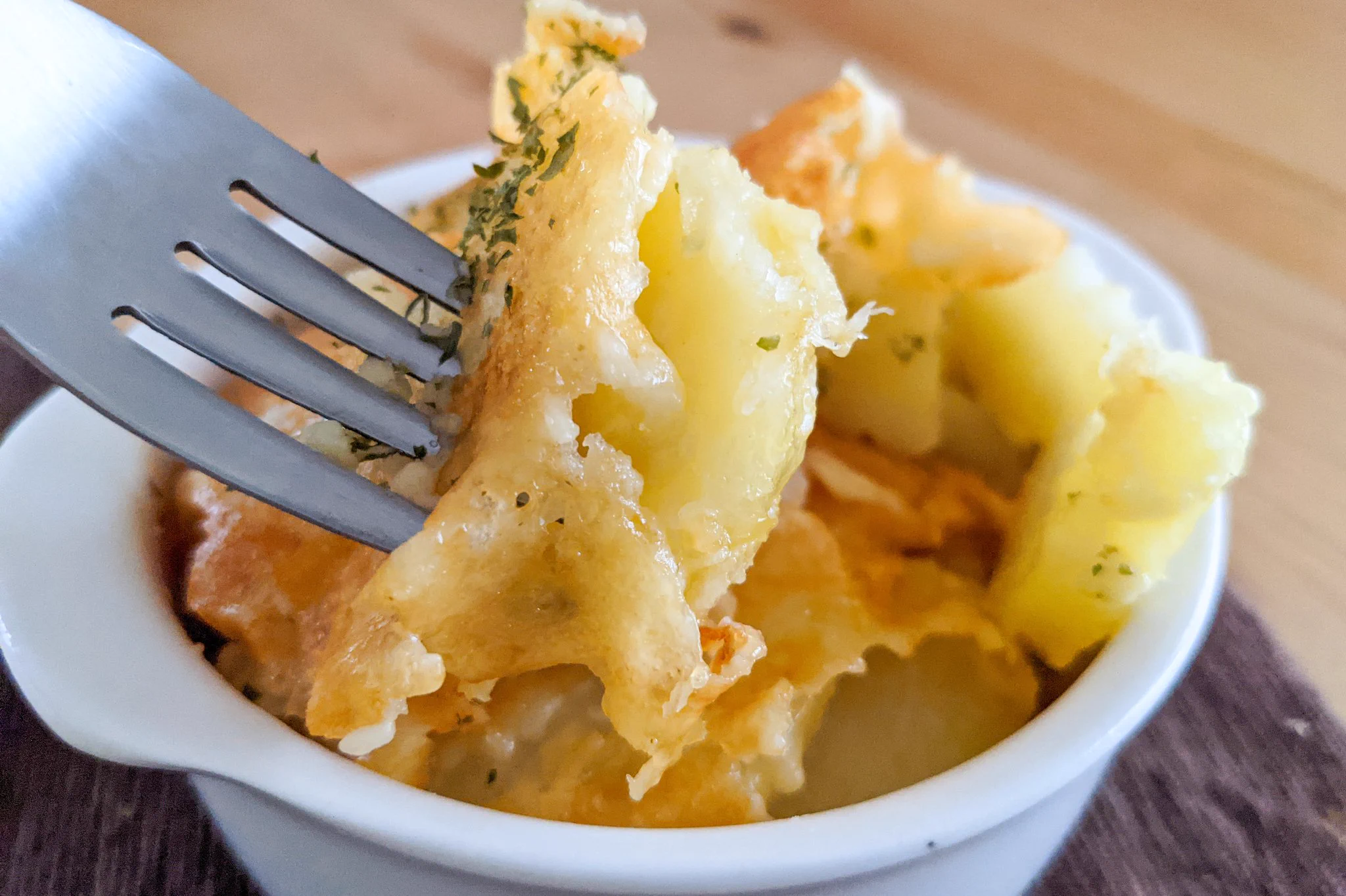 「超絶品！ポテトグラタン」じゃがいもがほくほくで美味しそう。