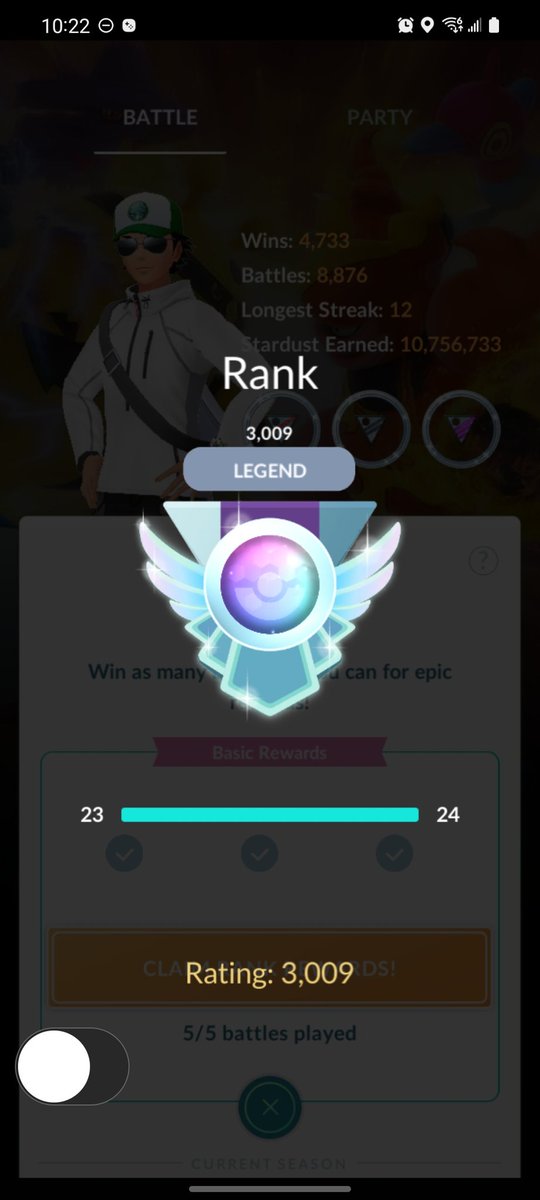 mannyfreshman23's tweet image. Vaporeon carried me to Legend Season 10 🥲