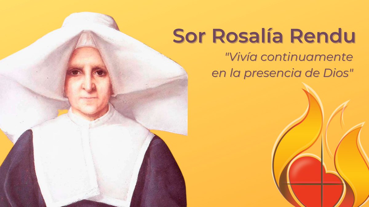 HijasCaridadEC's tweet photo. Sor Rosalía Rendu, #HijaDeLaCaridad, fue una mujer valiente y libre, de una ternura infinita, "la Providencia de las personas necesitadas", así la describen los medios de su época🗞. Hoy la recordamos con inmensa gratitud⚘ #FelizDía https://t.co/ZrXtFcj8Eg