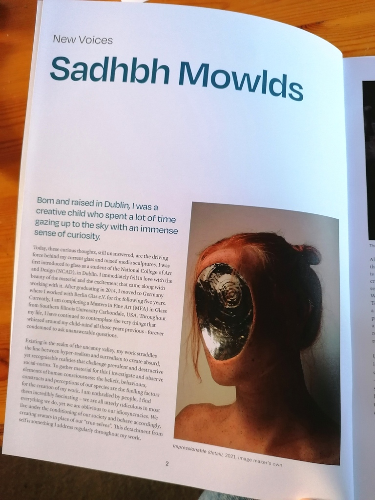 GlassSocietyIre's tweet photo. What a great read.. and gorgeous images by @sadhbhmowlds  . Read this wonderful article and much more in the latest production of Glass Ireland. 
Get your copy at https://t.co/f2agv0y5JF

#gsoi #gsoimember #membermonday #IYOG2022 #glass #publication  #glassireland https://t.co/fm3kW0GDMq