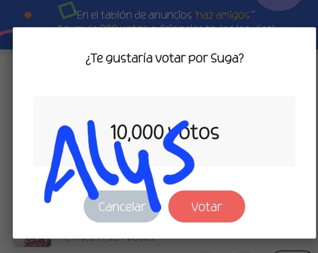 alyscesalas's tweet photo. @VoteForMYG #FanPlusForSuga https://t.co/NUUizs3TMu