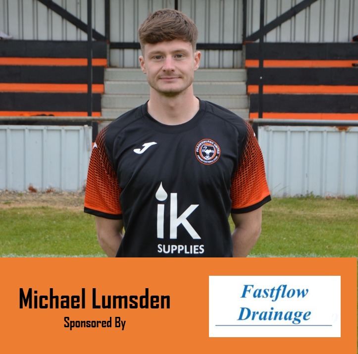 Saturdays MOTM against Aberdeen University was hat-rick hero Michael Lumsden who is proudly sponsored by Fastflow drainage.

Michael grabbed all 3 of our opening goals as well as contributing massively to a good team performance