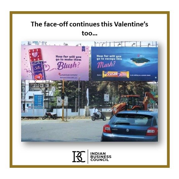 IBCouncilOrg's tweet photo. Just like the previous two years, Cadbury has once again pitted its two brands - #silk and #5star against each other for this #valentinesday.

@cadburysilk for the couples &amp; @Cadbury5Star for singles.

Interesting, isn't it?
#brandmarketing #oohadvertising #valentinesdaycampaigns https://t.co/3bO7VUZVtM