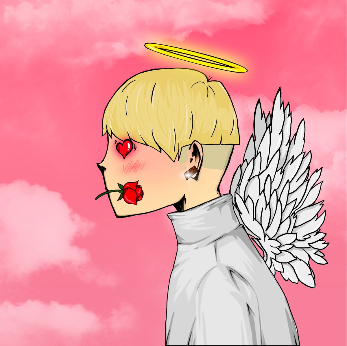 matcha_papi's tweet image. My CupidBods for @the90sarchives valentine's trait challenge 💕👼🌹🍫