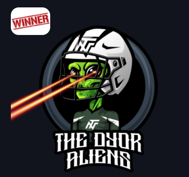 cggaldes's tweet photo. Winner Winner Chicken Dinner! @simondarcy89 and I are onto round 2 with two of our teams!

The Fearful Speedsters were a clean sweep selecting the winner in every match! Whoa
And The Dyor Aliens got that upper hand with the plus / minus! Can you feel the utility!?!?!? https://t.co/BhXpdtj496