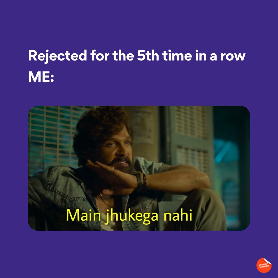 beyondgradesapp's tweet photo. Puspa sunke phool samjha kya!

Rejections se darega nahi mai....
.
.
.
#pushpa #alluarjun #tollywood #rashmikamandanna #telugumemes #trendingmeme #meme #momentmarketing https://t.co/qnSEZrko3t