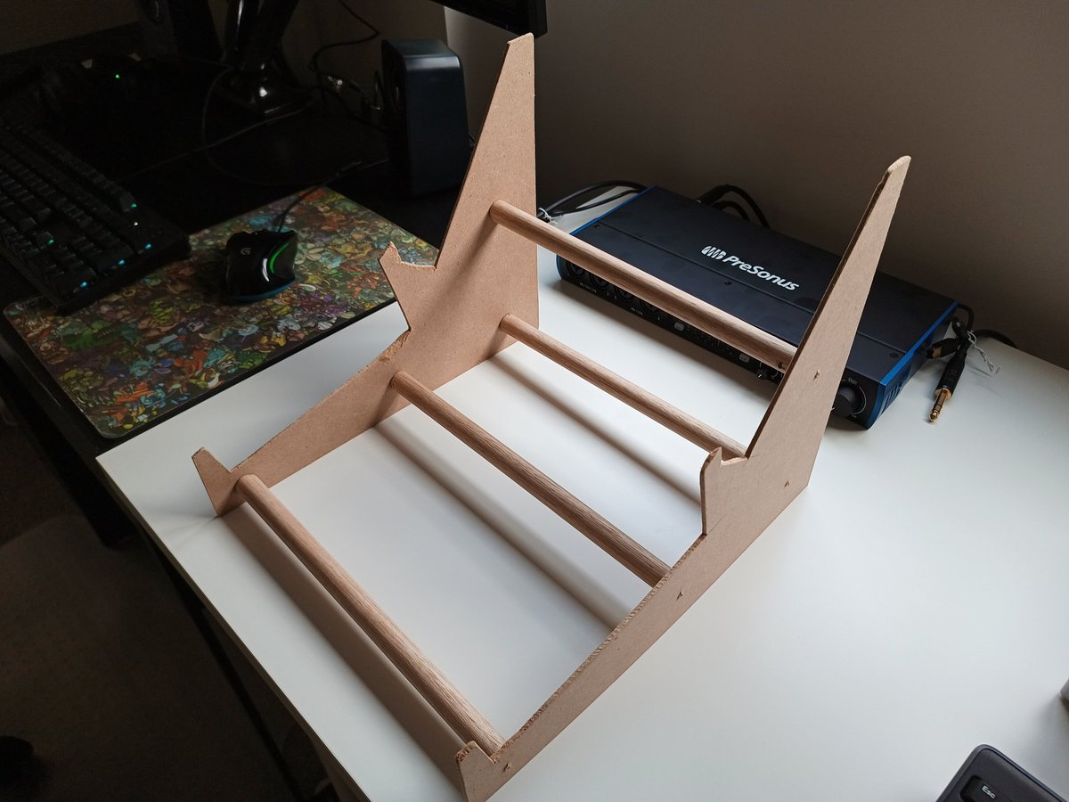 dj_ssingh's tweet photo. DIY stand completed for these babies 😎 #BehringerTD3 #BehringerRD6 https://t.co/VSlrYqIHzl