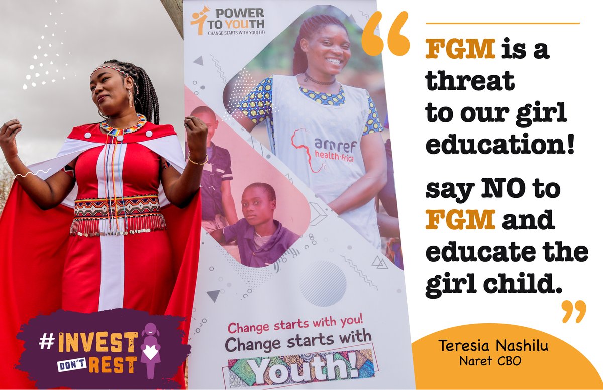 #Power2YouthKE will continuously increase its efforts 2 prevent #FemaleGenitalMutilation, and advance gender equality and human rights, including the right to sexual and reproductive health. 

Say NO to #FGM! #ZeroToleranceDay  #KEYouthAgainstFGM