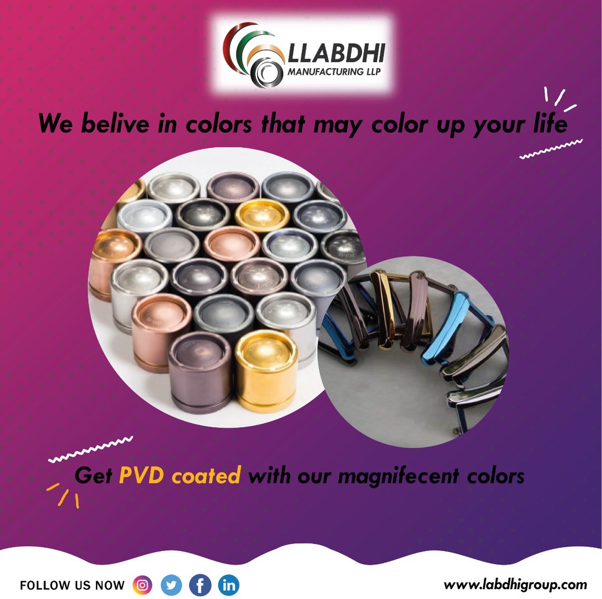 Color makes your life colorful

Contact us to start your stainless steel customization
and PVD coating journey

#coating #detailing #autodetailing #salonmobil
#premiumcoating #clean #detailingaddicts #llabdhi