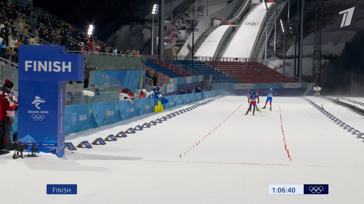 ValeraPatotski's tweet photo. What a way to start the Olympics, this was beyond epic #biathlon https://t.co/dLC5WyeaDO