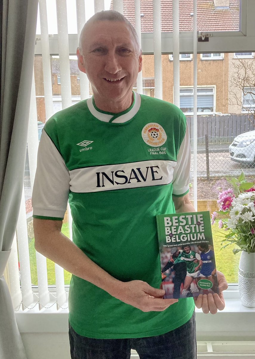 How good are these?! 💚

Ally ‘Benny’ Brazil, showing off Bestie to Beastie to Belgium, wearing his Hibs 1979 Scottish Cup final and 1985 League Cup final shirts!

Ally was a big help with the book. Top guy and now a top bus driver!

Order the book here: 
bit.ly/31ZXJ1o
