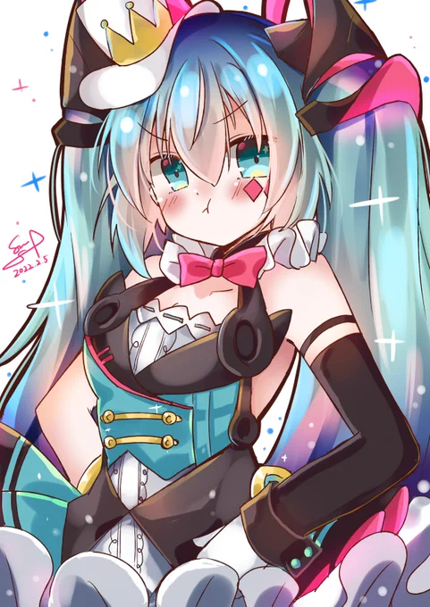 サーカスちゃん描きました!
かわいい!
#初音ミク 
#マジカルミライ2019 