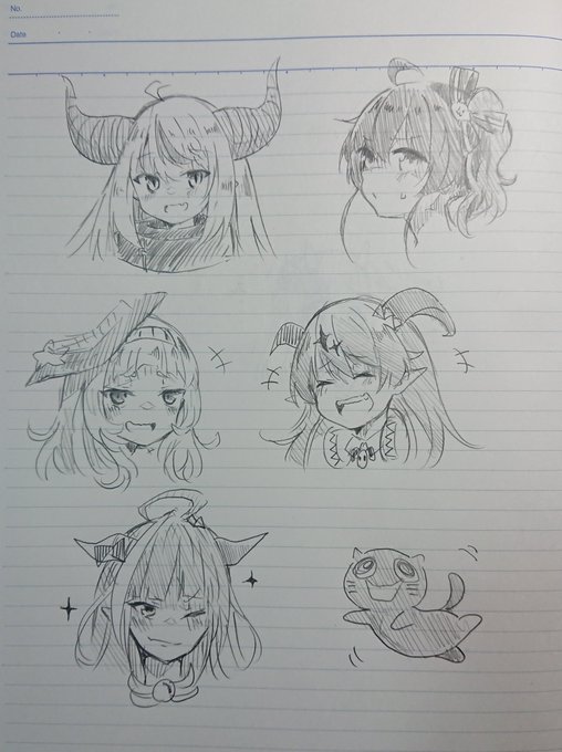 キャスで描いた30分落書き置いときます✨ではまたっヽ(‾▽‾)ノ 