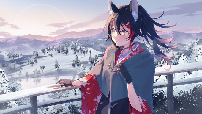 雪ミオ
#大神ミオ 
#みおーん絵 