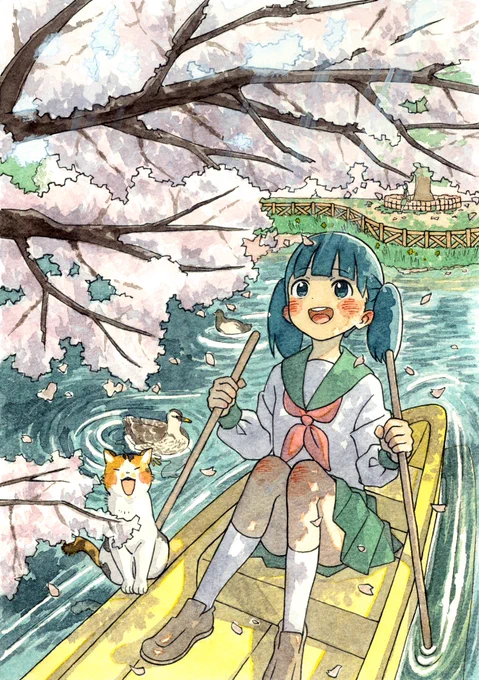 オリキャラ、美少女JKななせたんと
春夏秋冬!!!!
揃った〜〜〜!! 
