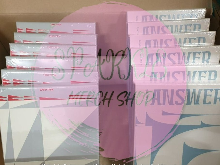 sparklemerch's tweet photo. #SMS_proofs
"Enhypen D:A sealed from supplier" https://t.co/UaWqyi9KH0
