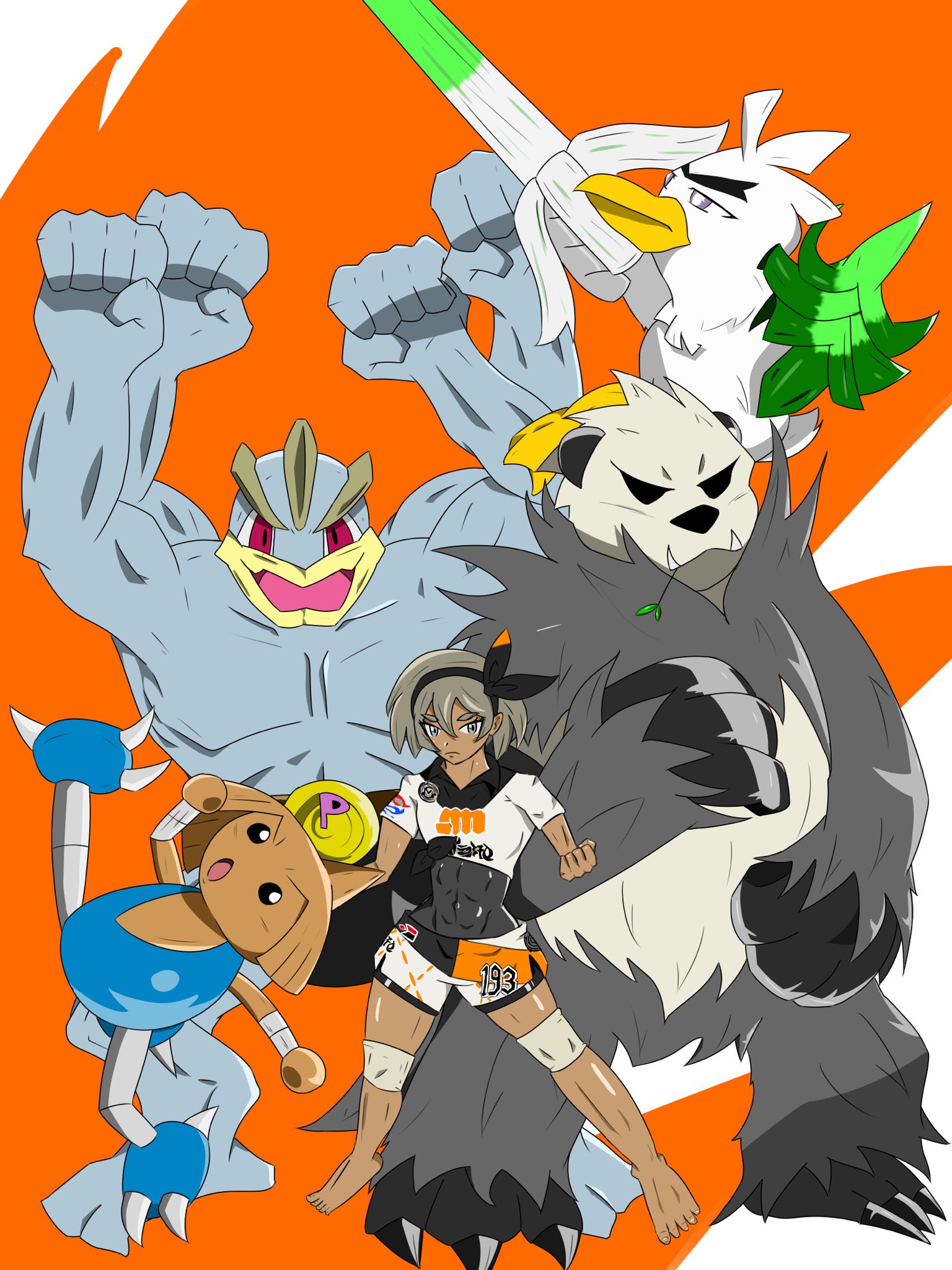 山紫水明 久しぶりにちゃんと絵をかけた ラテラルジムリーダー サイトウと手持ちポケモン ポケモンイラスト 剣盾 T Co 7qu6dogwld Twitter