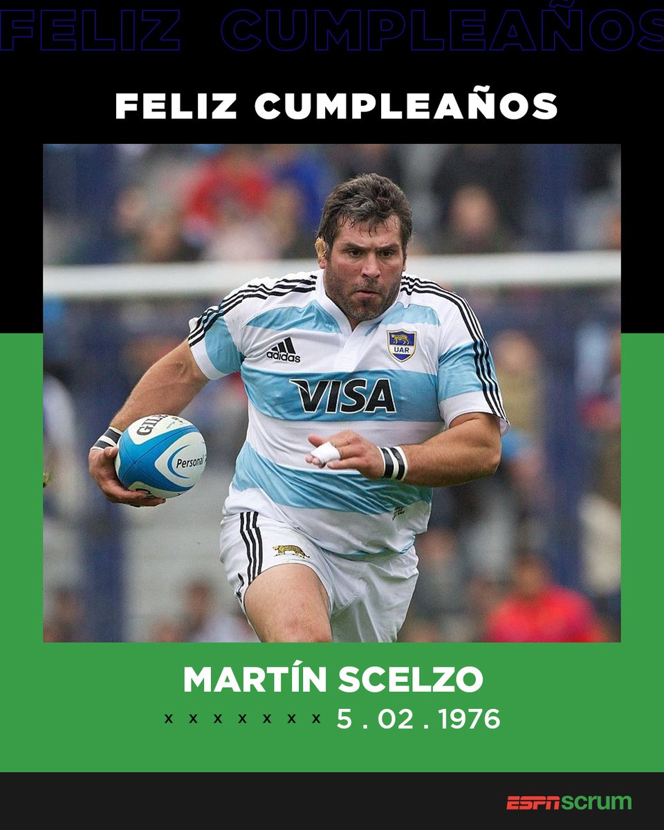 ScrumESPN's tweet photo. 💪💪 ¡#FelizCumpleaños para Martín #Scelzo! Pieza fundamental del pack de forwards de los #PumasDeBronce.
Formado en @ClubBhn, pasó por @Club_Hindu y se consagró campeón de #Francia con #Clermont. 🎂
#JugadoresScrum https://t.co/tpgpyI74SW