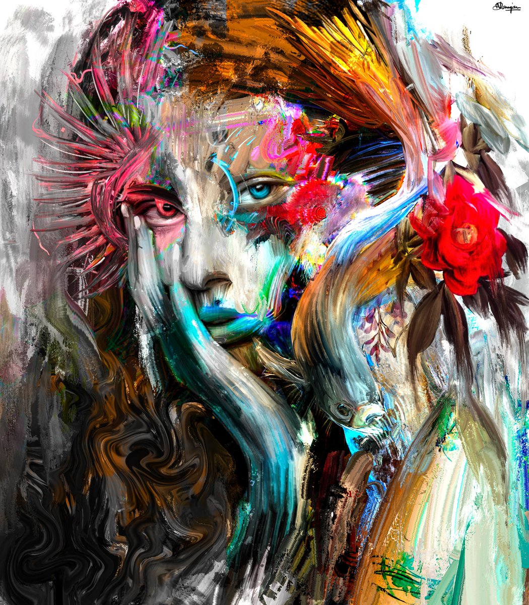 nutellapancak3's tweet photo. New addition to my NFT collection "Ethereal" by talented artist @liquidartmaster.  Thank you, I love it! https://t.co/hMbWlXLuLT