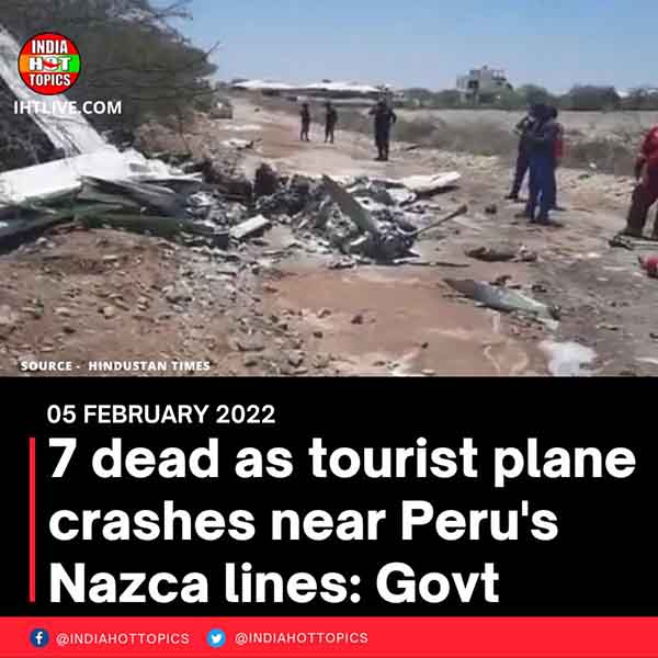 7 dead as tourist plane crashes near Peru's Nazca lines: Govt
.
#iht #trending #India #dead #tourist #plane #crashes #lines #govt
Read More At : https://t.co/HYfscWdYRr https://t.co/lS9mmbRDpm