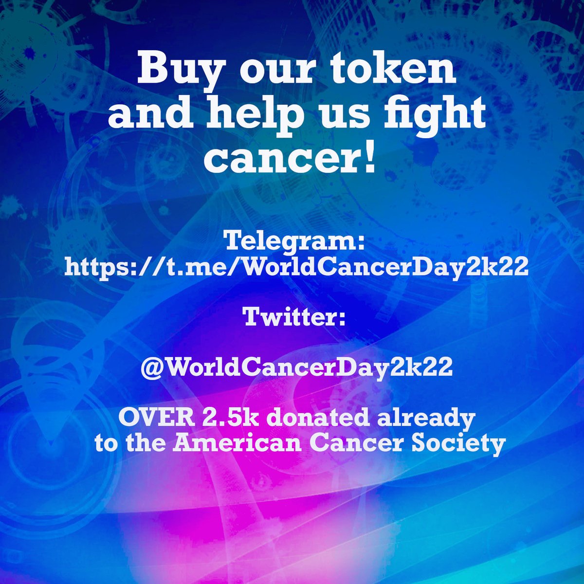 #cancer #cancerday #cancersurvivor #cancerresearch #Cancerprevention #CancerAwareness @WorldCancerDay2k22
<a href="/RedCross/">American Red Cross</a> <a href="/AmericanCancer/">American Cancer Society</a> 

@WorldCancerDay2k22 doing important work. EVERYONE RETWEET THIS.