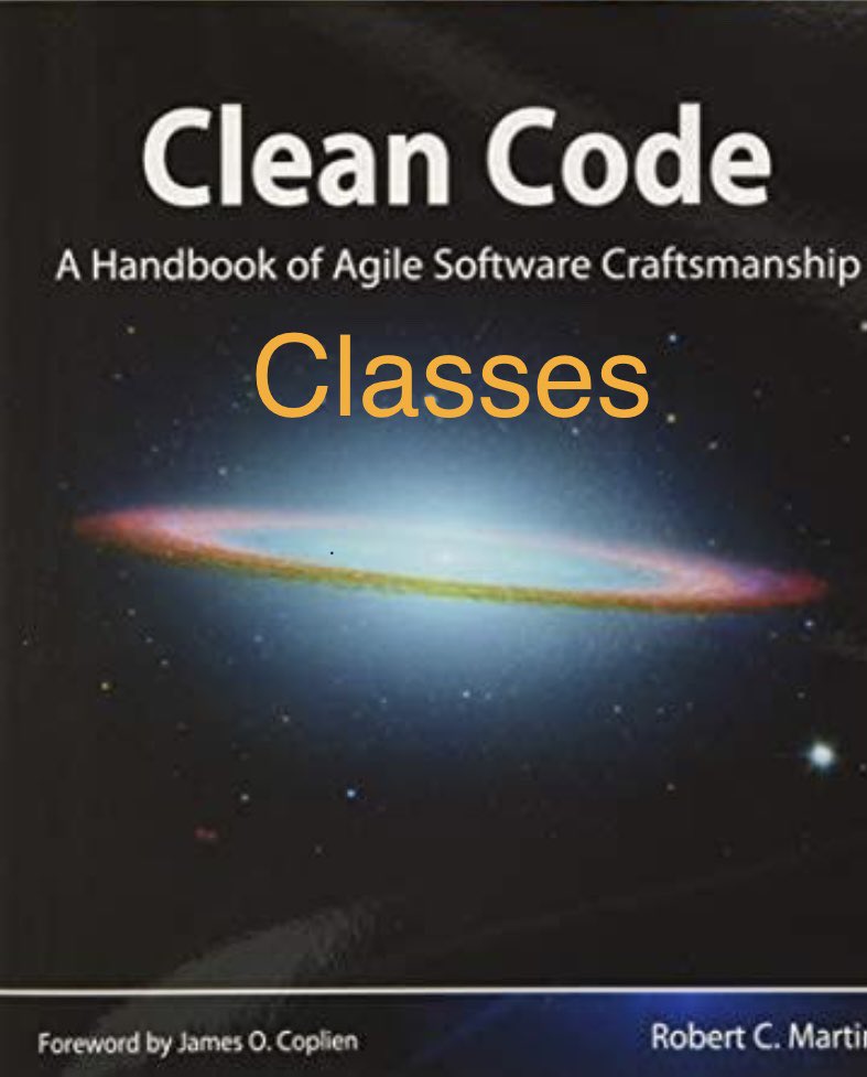 [TR] "Clean Code - Classes" bolumu yayinda, keyifli bir hafta sonunda iyi seyirler diliyorum 😊 #cleancode youtu.be/NqOqv7ttcIo
