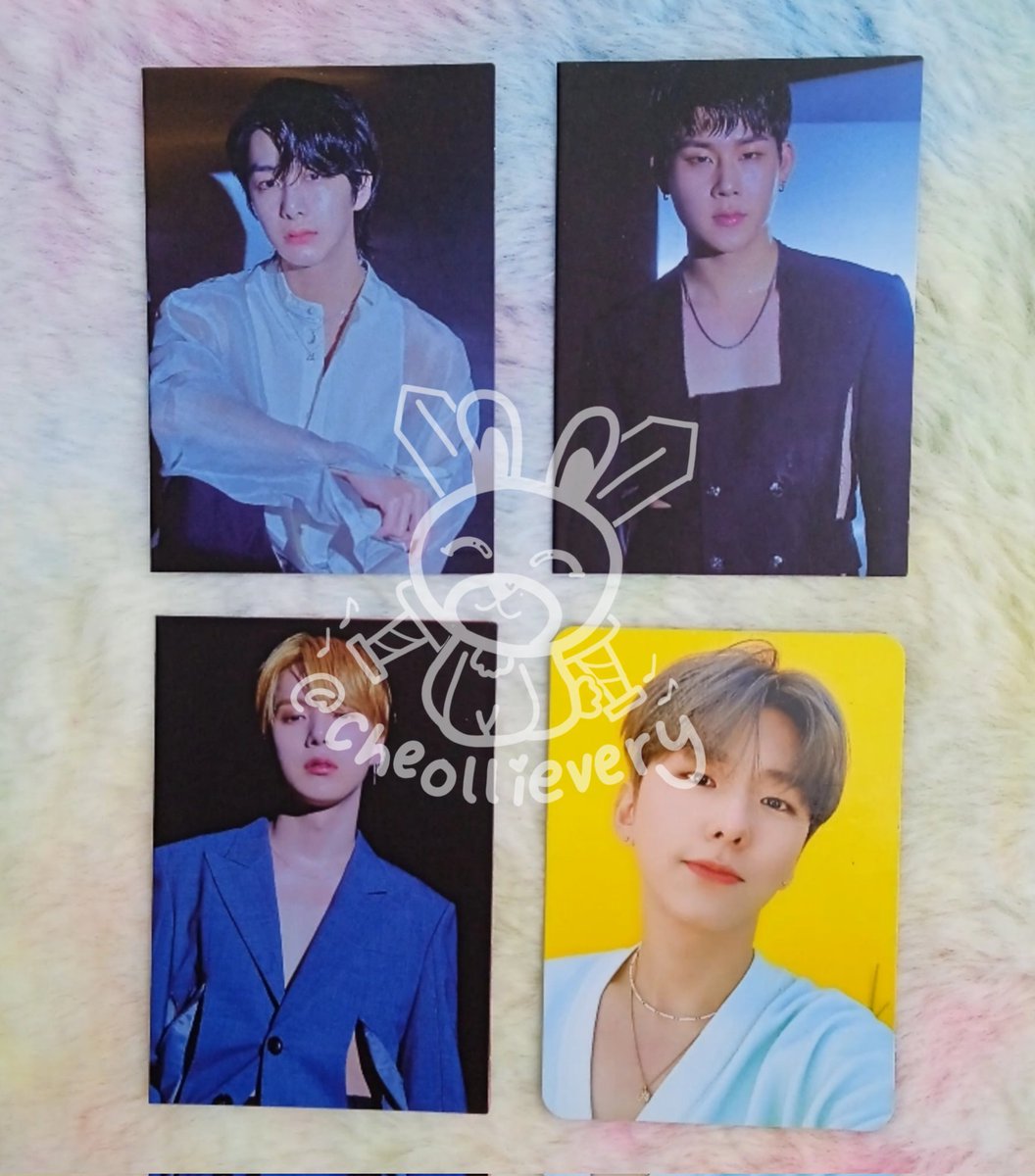cheollievery's tweet photo. wts • lfb

monsta x fatal love message letter
- hyungwon, jooheon, minhyuk
- 70 each, 50 jooheon (ripped the back already)

kihyun fantasia x ver 3 pc
- 110 each
- condi : 7/10 (has marks, will send pics)

•ᴗ• qrt or dm to mine! https://t.co/eA54MkykUW