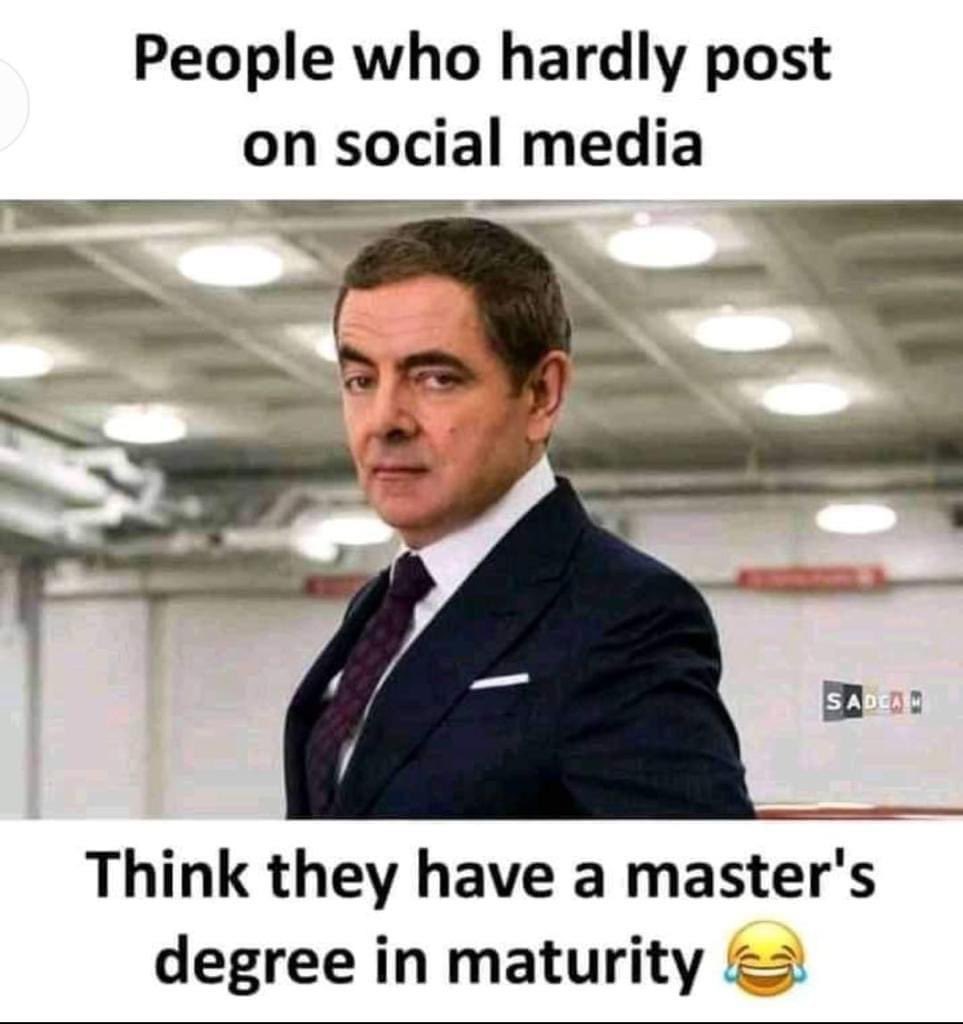 Maturity.