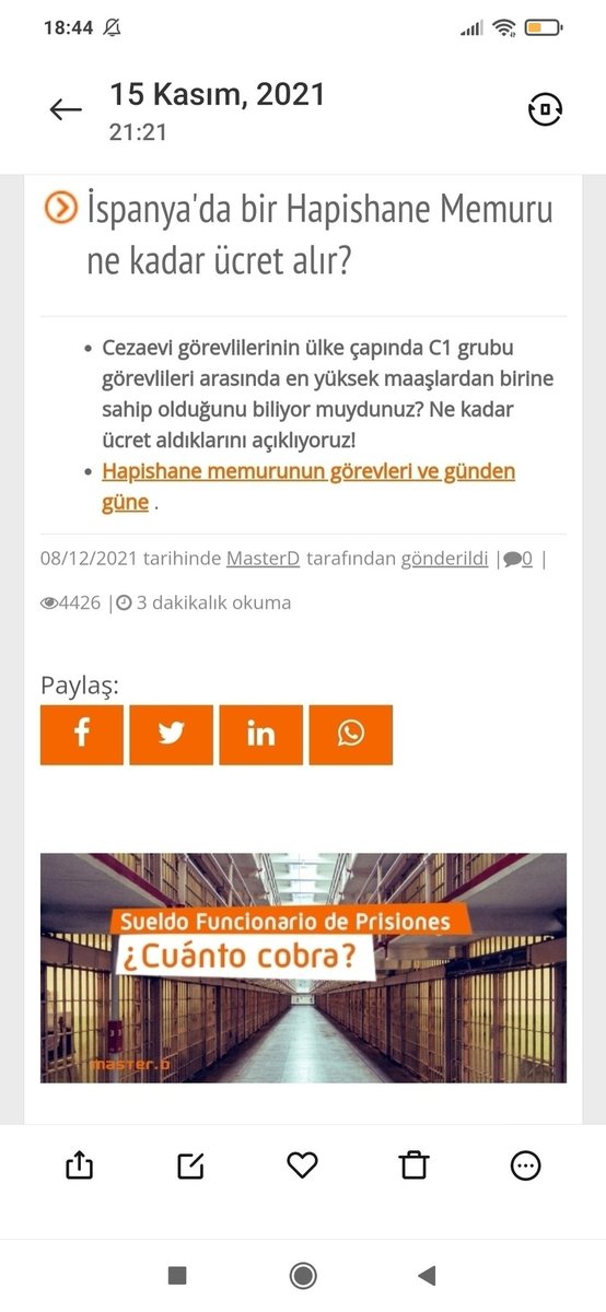 Umut49610525's tweet photo. @bybekirbozdag Türkiye de infaz koruma memurları gerçekten gozardi ediliyor İspanya'da cezaevi personelinin C1 seviyesinde maaş aldığını biliyor muydunuz bu en yüksek maaş gruplarından biri https://t.co/LywKyfOgPj