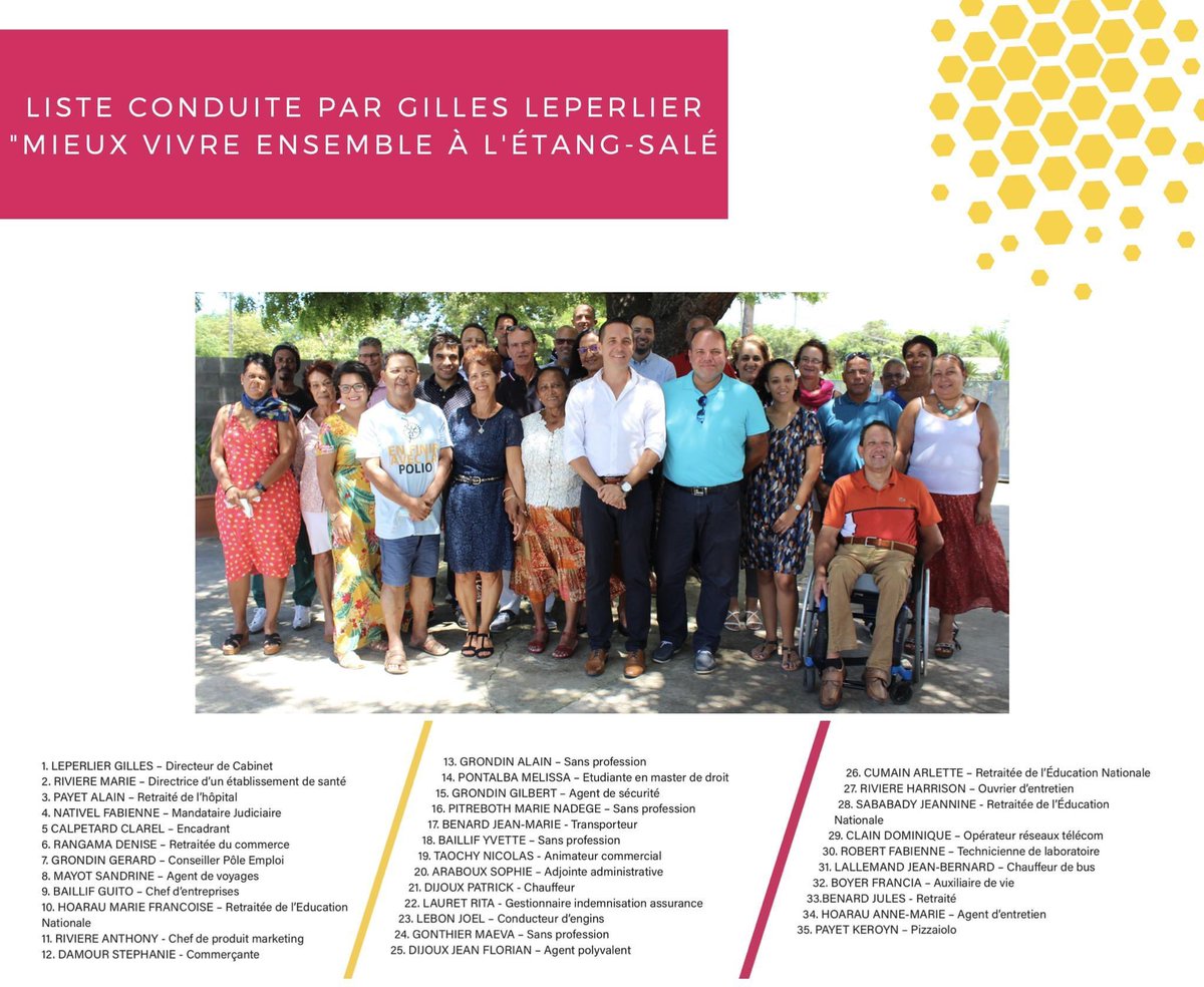 anthoriv's tweet photo. Fier de proposer un avenir serein et apaisé aux Etang-Saléens aux côtés de @GILLESLEPERLIER Rendez-vous les 20 et 27 février dans les urnes pour les élections #municipales2022 de #letangsalé #LaRéunion https://t.co/xz4KitoGyz