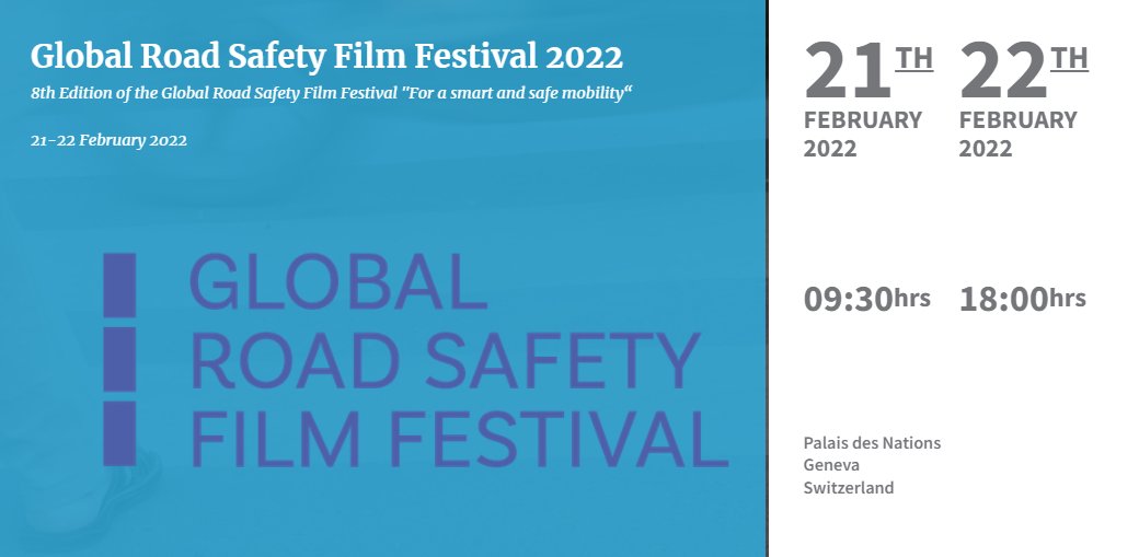 UN_RSF's tweet image. Final call to submit your short movie for the category #moments2live4 for the 2022 Global Film Festival for #RoadSafety! The deadline is this February 7! 
Capture the moments that matter to you! 
#Filmmakers🎥or #professionals or #amateurswingers ▶️bit.ly/3A5wYWn